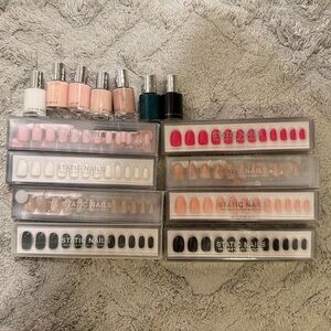 NEW HUGE LOT STATIC NAILS Nail Polish and Press-On Sets
